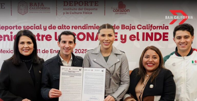 Marina del Pilar impulsa convenio con Conade para fortalecer el deporte en Baja California